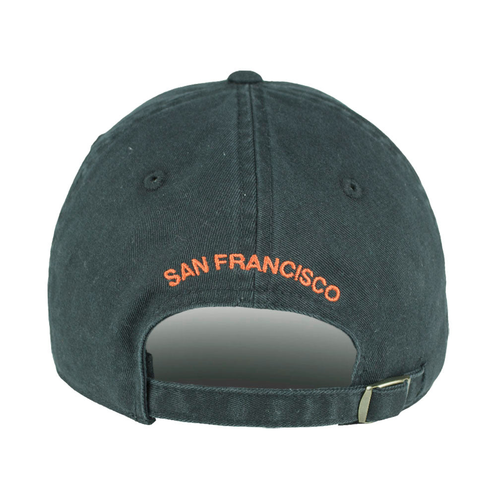 Dark gray cap with 'San Francisco' embroidered on the back against a white background