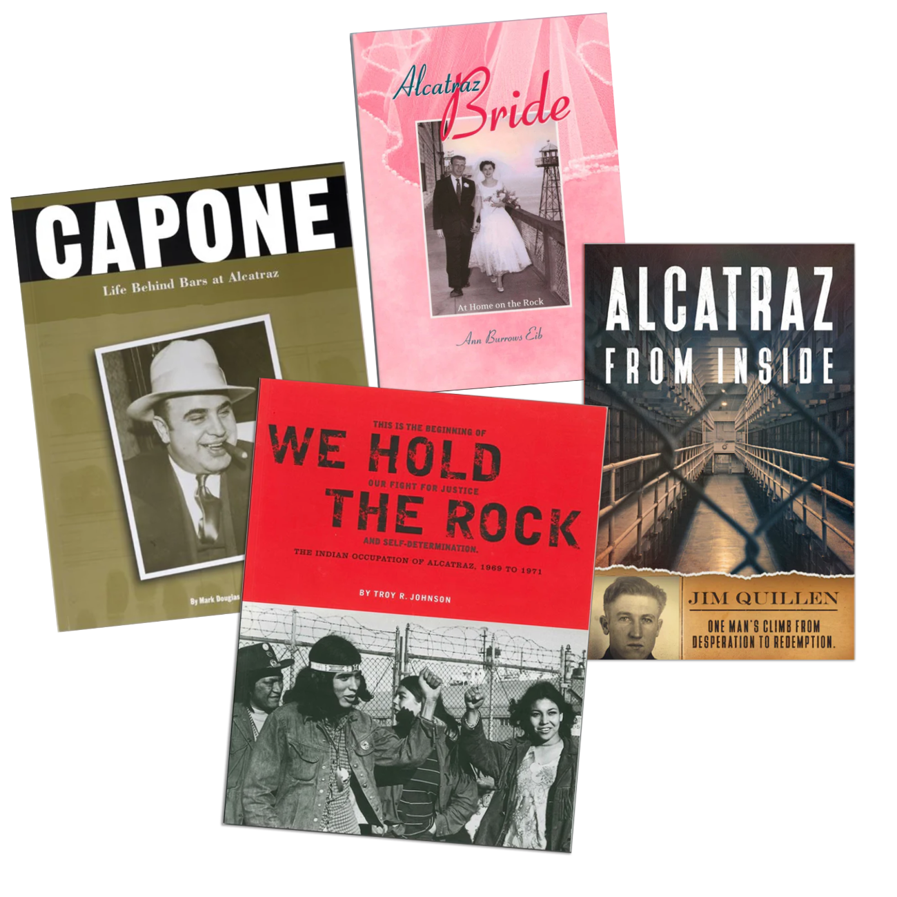 Alcatraz history books and prisoner inmate biographies