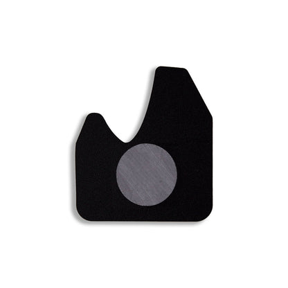 Back of magnet with cutout Golden Gate Bridge shape