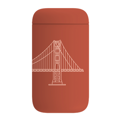 Golden Gate Bridge travel thermos mug by Golden Gate National Parks Conservancy with Fellow